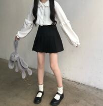 Miniskirt no safety pants light jk uniform pleated skirt Japanese soft girl high waist female student a-shaped culottes