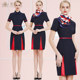 Airline stewardess uniform female dress short-sleeved teacher jewelry store sales beautician work clothes female skirt