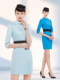 Stewardess uniform professional suit women's summer fashion dress sales office beautician front desk etiquette work clothes