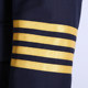 New Gold-Colored Jia Yi Aviation Uniform Pilot Cadet Suit Interview Officer Uniform Male Flight Attendant Captain Uniform Jacket