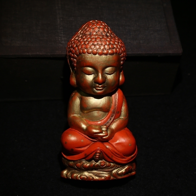 Hui ink ancient method formula craft collection ink Buddha statue ink ingot ink block ink strip study room gift exquisite ornaments inkstone house