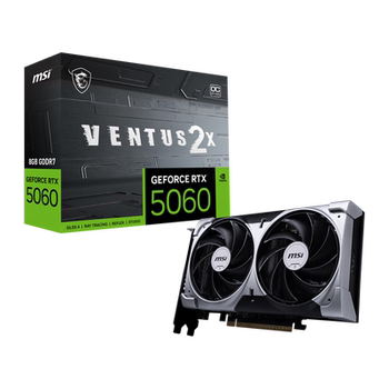 Msi Rtx5060 Oc8G Vantus Independent Graphics Card Gddr7 Gaming Dual Fan Brand New