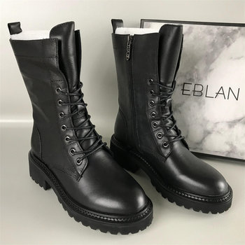 Stylish and comfortable cow leather martin boots