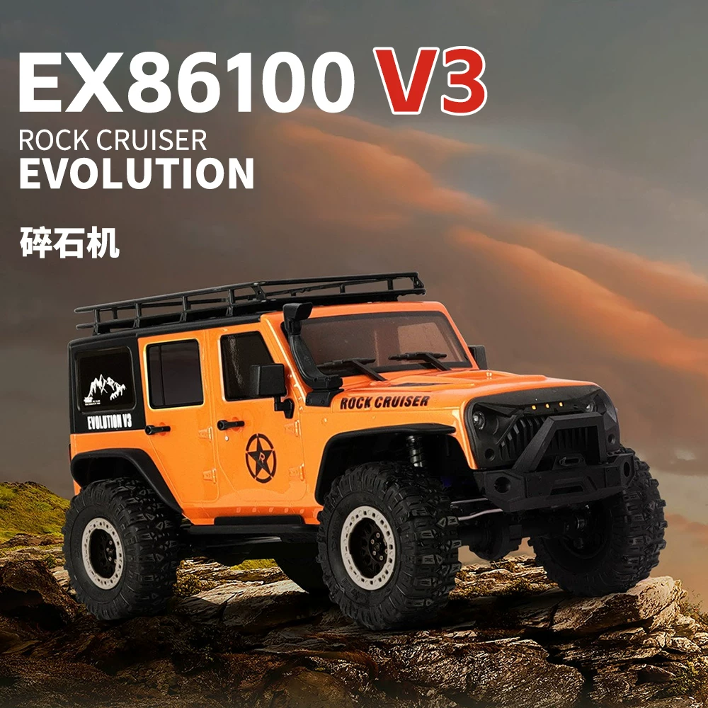 Ruitai RGT 1/10 EX86100 V3 гравийная машина радиоуправляемый внедорожник на электроходе с полным приводом дистанционное управление восхождение транспортное средство