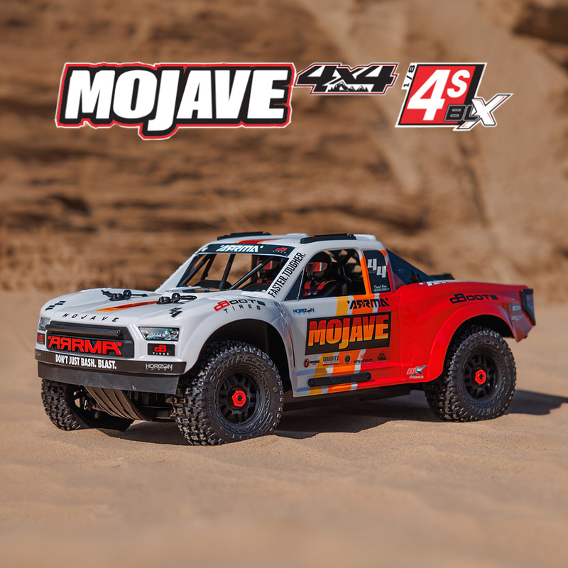 Arrma's New 1/8 Mojave Mojave 4S Blx Desert Short Truck Rtr Electric Rc Remote Control Car Model