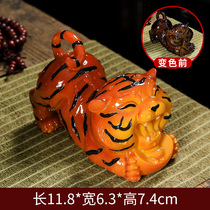 Creative watering chameleon Tea Favorite the Tiger Boutique can be raised with a Caijin Toad Tea Desk Accessories Tea Play