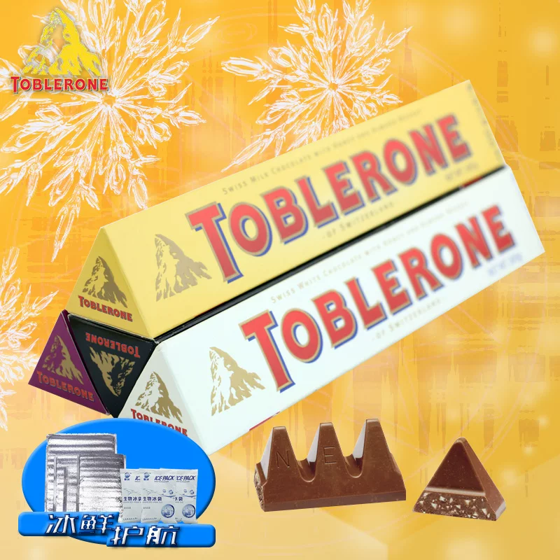 Швейцарский треугольный шоколад TOBLERONE