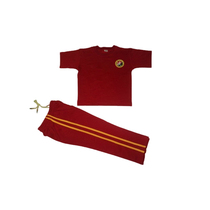 Red and yellow summer school uniform Bruce Lee school uniform Martial Arts school clothing Summer clothing overalls Sportswear