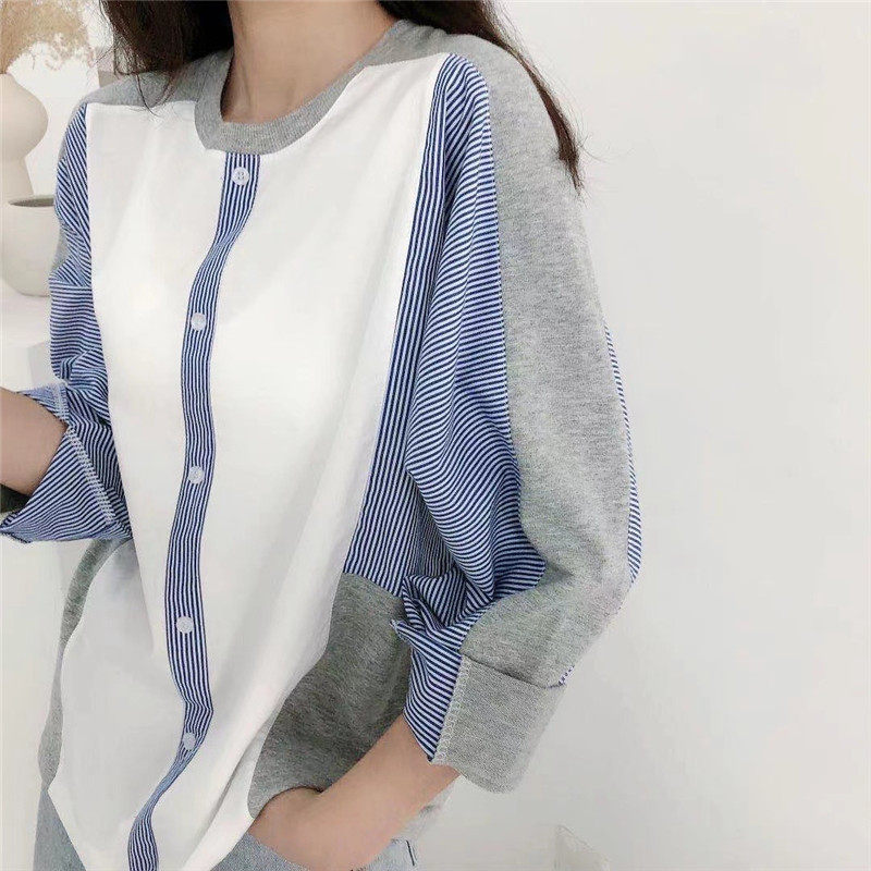 Breastfeeding clothes go out spring and autumn fashion hot mom long-sleeved breastfeeding t-shirt postpartum shirts wear cotton nursing tops trendy