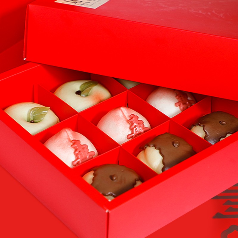 Mitea Catering House Classic Steamed Stuffed with Apple Tomatoes for the Elderly Birthday Cake for the Birthday Cake of the Birthday Cake of the Birthday Cake