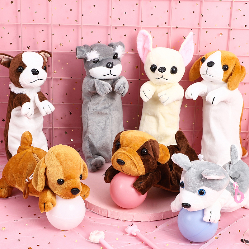 61 Children's Festival Gift Idea Plush Pen Bag Brief Girl Creative Stationery Bag Student Large Capacity Pencil Bag