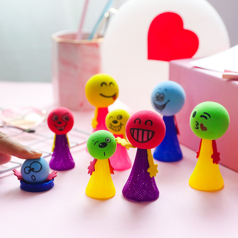 Children's Creative Toys Bounce Dolls People Whole People Toy Whole Students Prizes Ground For Small Toy Gifts