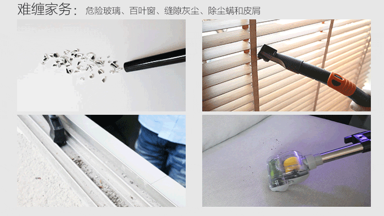 Máy hút bụi gia đình Yili mạnh mẽ công suất cao nhỏ cầm tay câm khô và máy thổi bụi ướt - Máy hút bụi robot lau nha ecovacs
