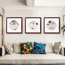 Golden Wu Needle 1-4 Silk Su Embroidery Embroidery Pure Handmade Embroidery Painting Living Room Xuanguan New Dress Painting Fish Brocade Carp Opera Lotus Flowers