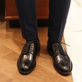 Туфли в английском стиле для кожаной обуви, универсальная повседневная обувь, Италия, в британском стиле, из натуральной кожи, в корейском стиле