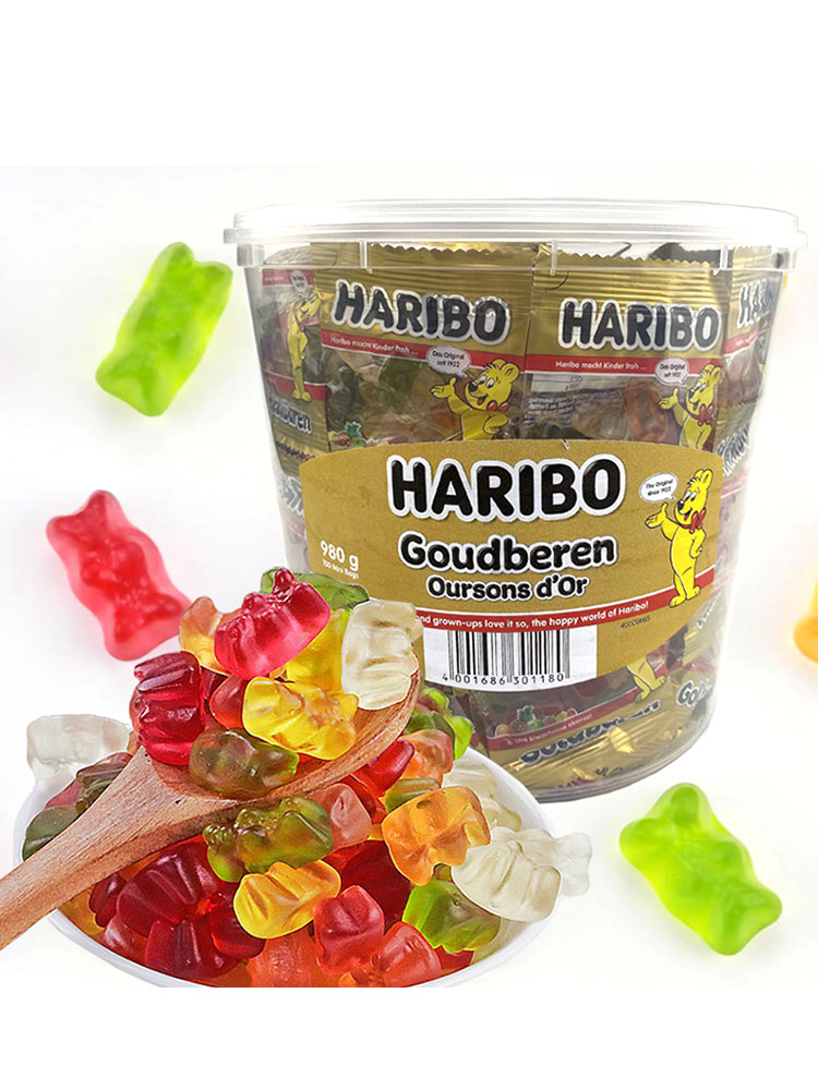 Germany imported HARIBO HARIBO Golden bear gummy QQ sugar Gummy mixed candy Juice sugar bear sugar