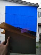3MM thick treasure blue transparent organic glass plate customized bending carving cutting acrylic plate processing customization