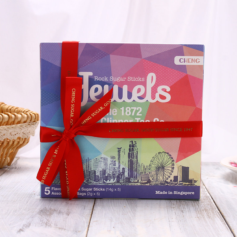 Singapore Jewels Jewelry Online Red Companion Gift Ice Candy Bar Tea Bag Send girlfriend Candy Middle Autumn Gift Snacks-Taobao