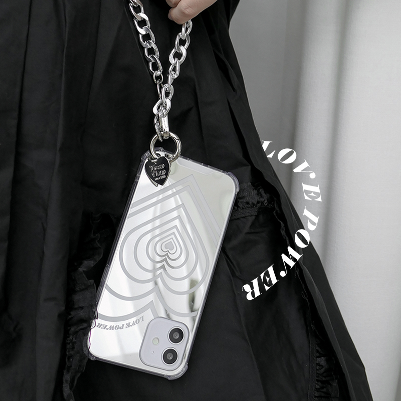 Original Apple 13promax mobile phone protective shell loving handout personality applies iphone13 mirror small crowdsourced 12 tide woman