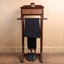 IsirHonour exclusive European and American British navy blue vertical stripes slim mens trousers retro style casual trousers