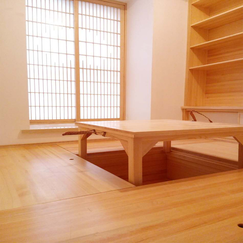 Wuhan Tatami floor custom-made Japanese-style and room overall children's study solid wood Japanese package installation j