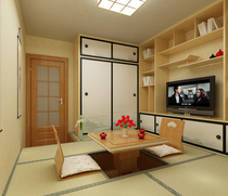 Nantong tatami platform custom whole house and room Japanese study bedroom living room custom pine bag design installation