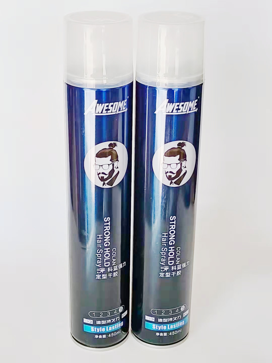 Cosenko Blue Strong Hairspray Spray Strong Styling Water Men's and Women's Hairspray Long-lasting Moisturizing Fragrance