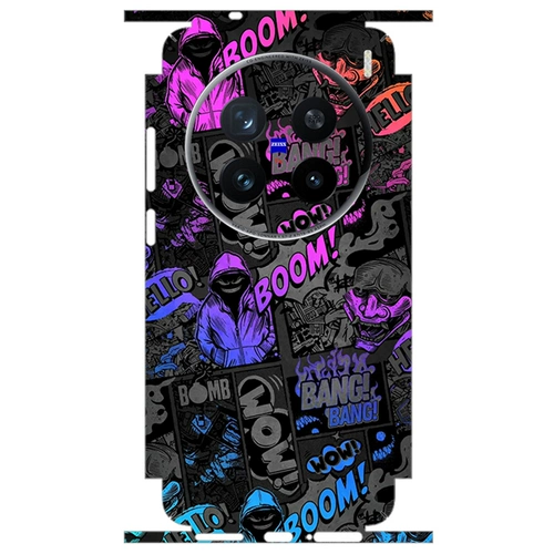 Подходит для vivox200s/200pro/mini, наклейка «все включено», боковая цветная пленка, матовая пленка 3M 100/100spro/ultra, задняя пленка для мобильного телефона, наклейка на всю пленку, модная задняя наклейка