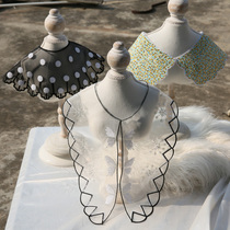 Doll collar embroidery diy clothes fixed decoration lace clothing accessories V leading edge accessories