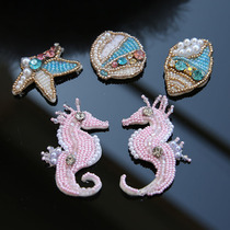 Childrens pants Pudding patch Knee patch Sewn decorations on clothes Beaded cloth patch Yarn skirt patch patch