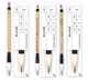 Shanghai Zhou Huchen Calligraphy Brush, European Style Regular Script, Sheep Hair and Mixed Hair, Ouyang Xun Regular Script, Large, Medium, and Small Size Calligraphy Brush