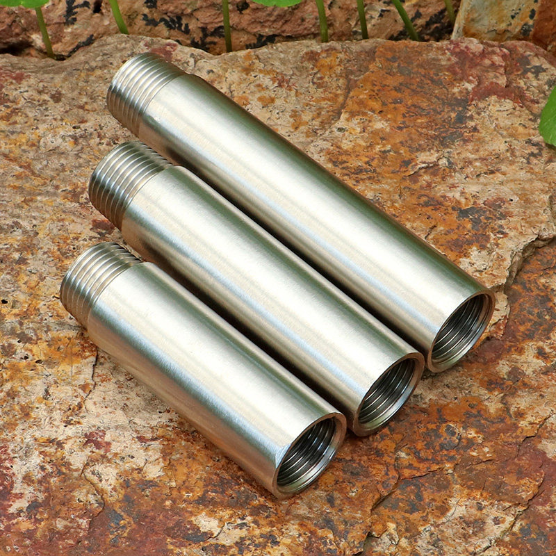 Thickening 40% stainless steel internal and external wire seamless steel tube extension pipe tap water lengthened joint water pipe joint-Taobao
