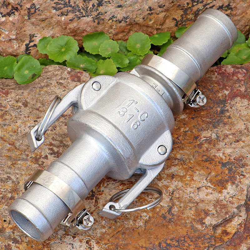 Stainless Steel Hoop 46 12 Inch Hose Quick Repair Connecting Head Snap-Type Hose Quick Joint