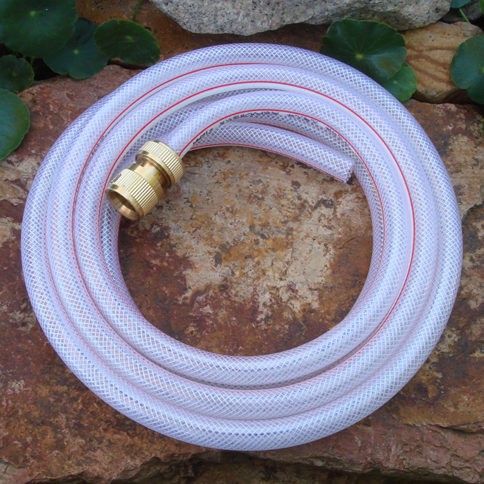 Full copper four-point water hose quick connector water rod supporting watering car wash sprinkler garden tube set