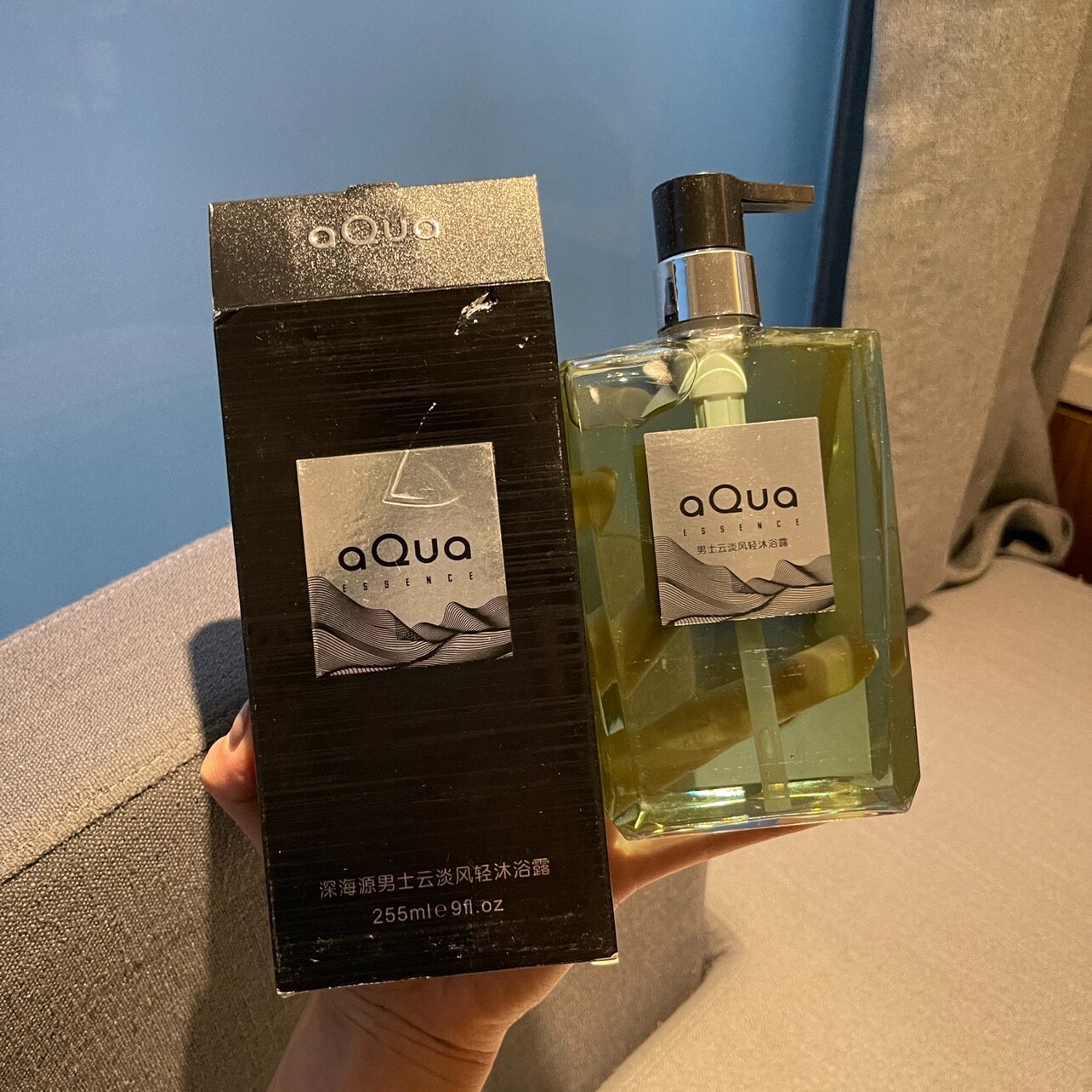 Aqua deep sea source modern men's shower gel 255ml