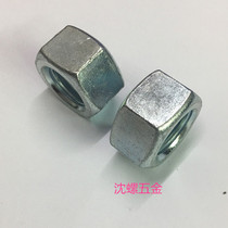Grade 8GB T6170-1 type galvanized high strength hexagon nut M16M18M20M22M24