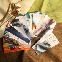 The generation of small cards ~ (ancient wind postcards) The pearlescent printed silver wine private pictures of the collection 11 Minxin