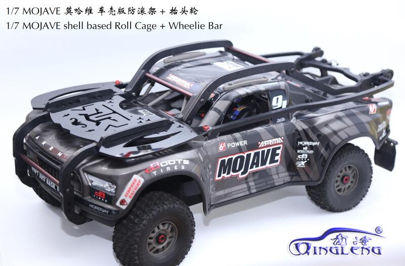 1/7 Arrma Mojave 6S Exb Mojave Car Shell Version Roll Cage Head-Up Wheel Cool and Refreshing