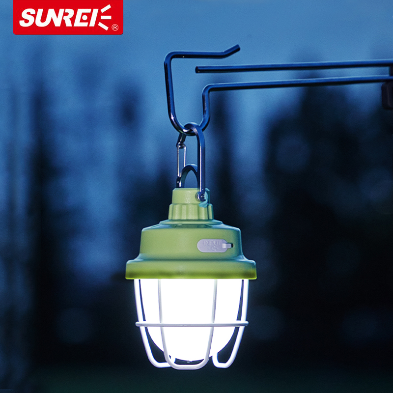 sunrei mountain lux pine cone lamp 3 camp lamp rechargeable camping lamp outdoor lighting tent camping atmosphere hanging lamp