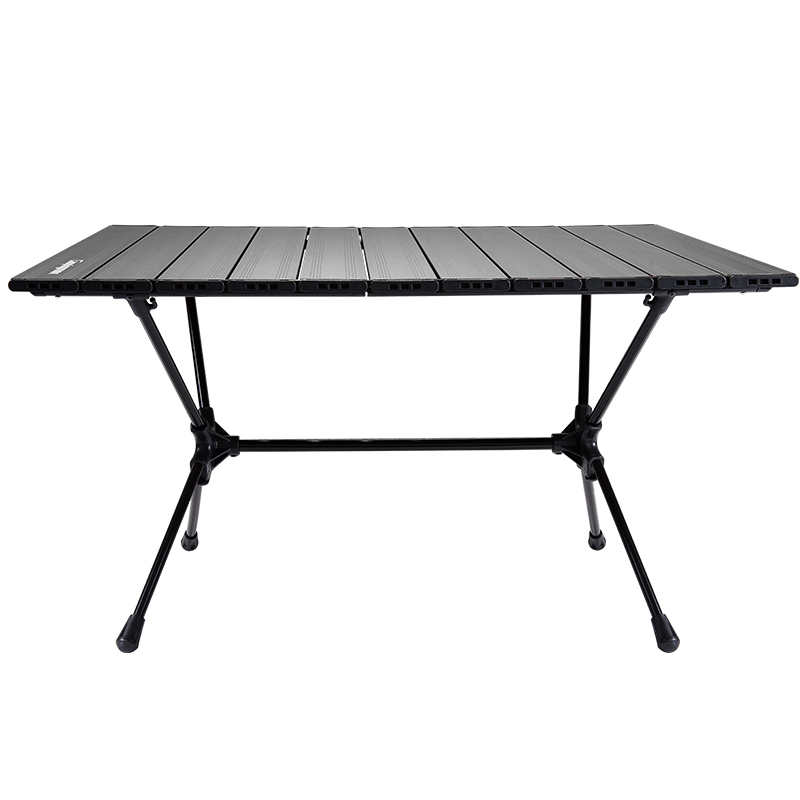 Koeman Aluminum Alloy Heat Resistant Picnic Barbecue Table Outdoor Camping Folding Table Portable Adjustable Height Egg Roll Table