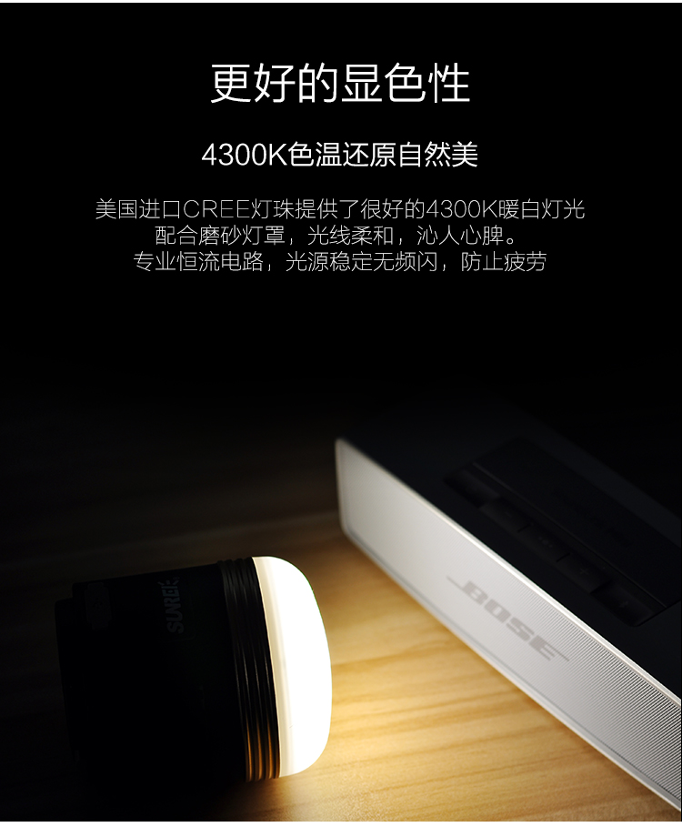 Shan Li CC3 sạc siêu sáng led lều đèn cắm trại ngoài trời ánh sáng ban đêm có thể làm điện di động đèn pin led lenser