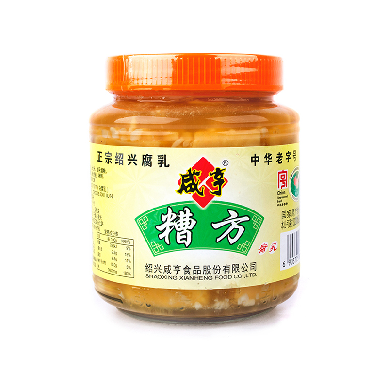 Shaoxing specialty Xianheng bad square rice tofu milk 500g*4 bottles glutinous rice porridge pickles Jiangsu, Zhejiang, Shanghai and Anhui