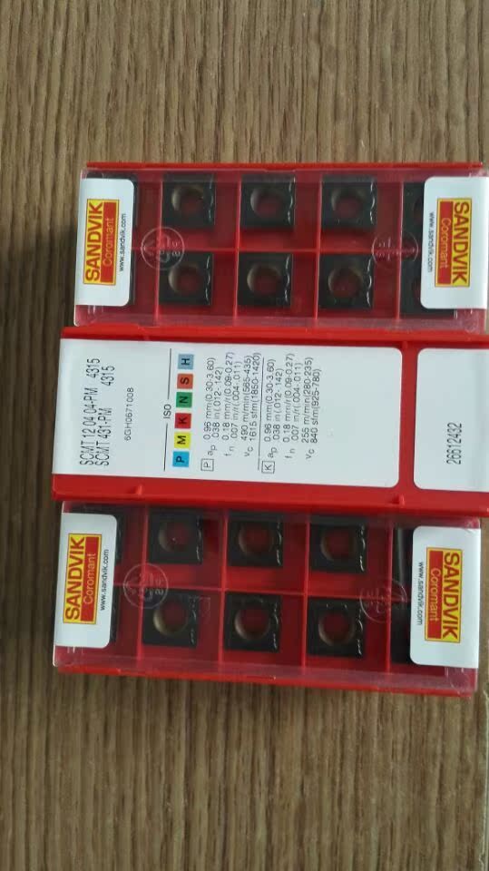 Authentic Mountain Tervik SCMT120404-PM 4315 Please pro-people to make a former request for an RFQ Thank you 