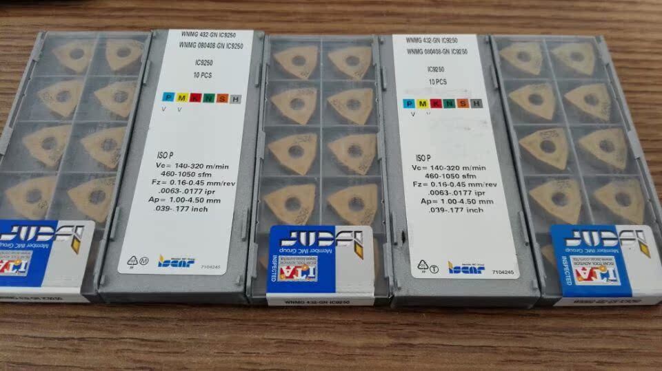 Authentic Iska blade WNMG080408-GN IC9250 Please ask your relatives for a pre-auction inquiry, thank you!