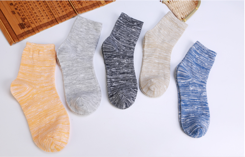 Đặc biệt hàng ngày vớ nam trong vớ cotton ống vớ nam ở eo cotton mùa thu và khử mùi mùa đông vớ cotton đen nguyên chất nam và nữ vớ tất lưới