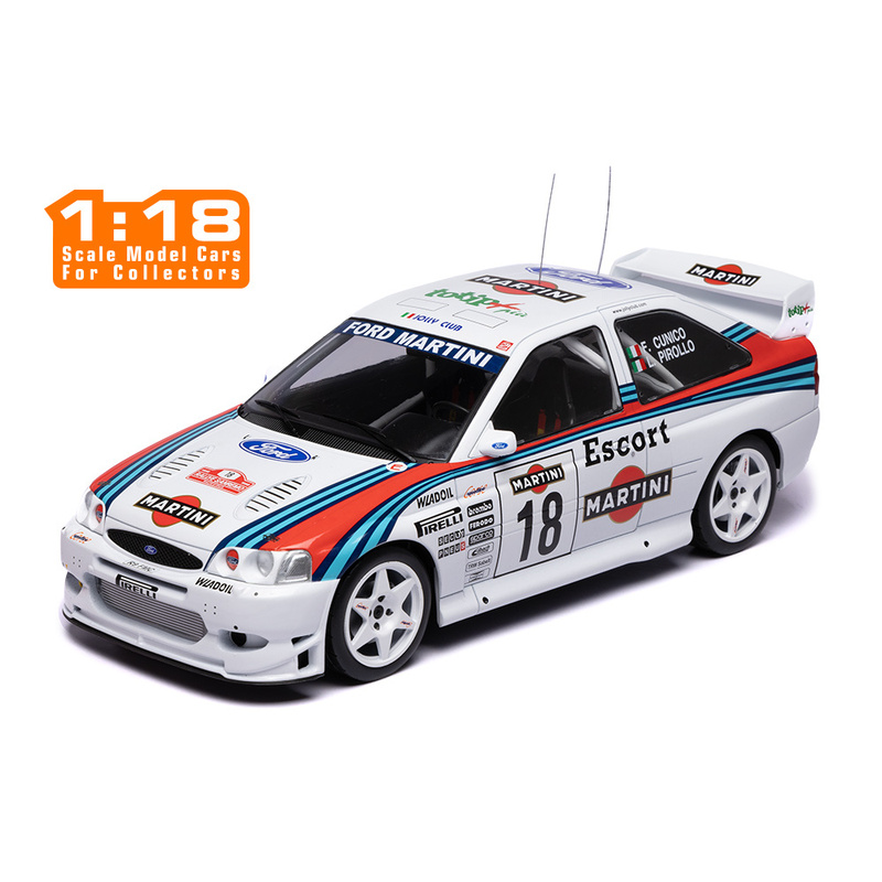 Ixo Genuine-Wrc Ford Escort a Group of Rally Racing Alloy Model (Martini Painting)