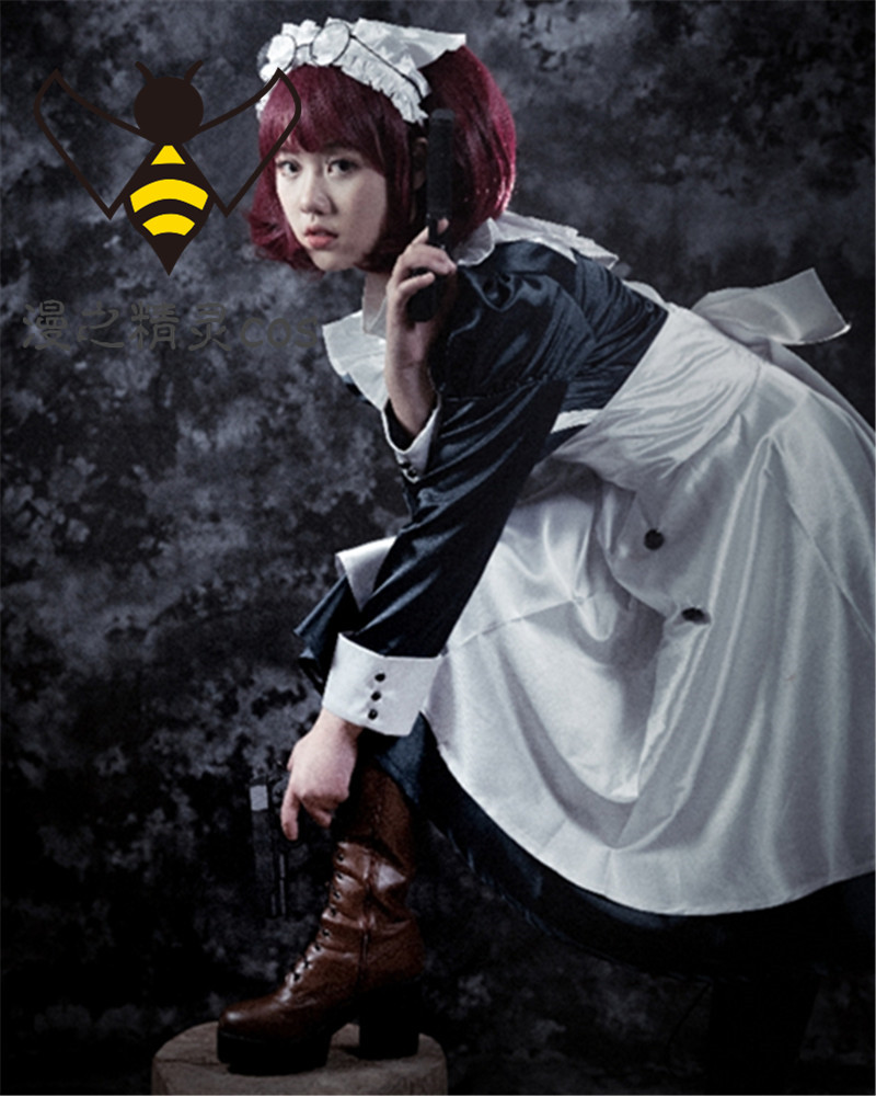 Black butler Merlin maid costume cosplay costume