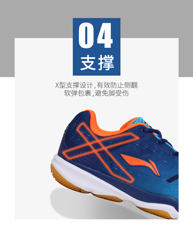Đặc biệt mùa hè giải phóng mặt bằng giày cầu lông Li Ning giày của phụ nữ hấp thụ sốc mang giày đào tạo chuyên nghiệp giày nam giày thể thao thoáng khí - Giày cầu lông giày thể thao