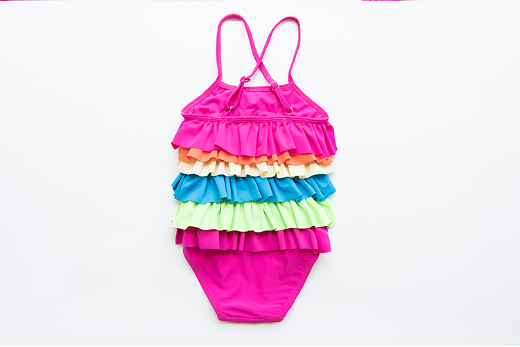 Đồ bơi trẻ em Cô gái dễ thương Ba năm Cầu vồng Công chúa Sling Cô gái Đồ bơi Spa Em bé Xiêm Bikini quần lót trẻ em