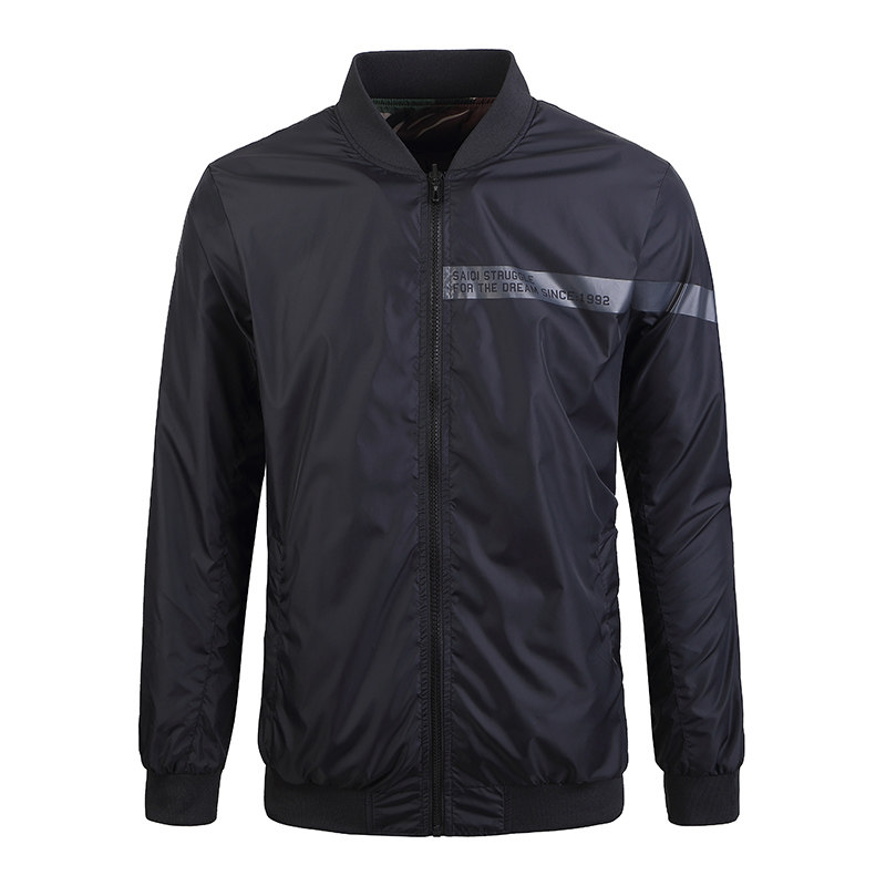 Seki Double Face Wearing Jacket Men's Clothing Spring New Pint Fashion Casual Jacket Blouse Trendy Male Camouflage Windproof Windsuit